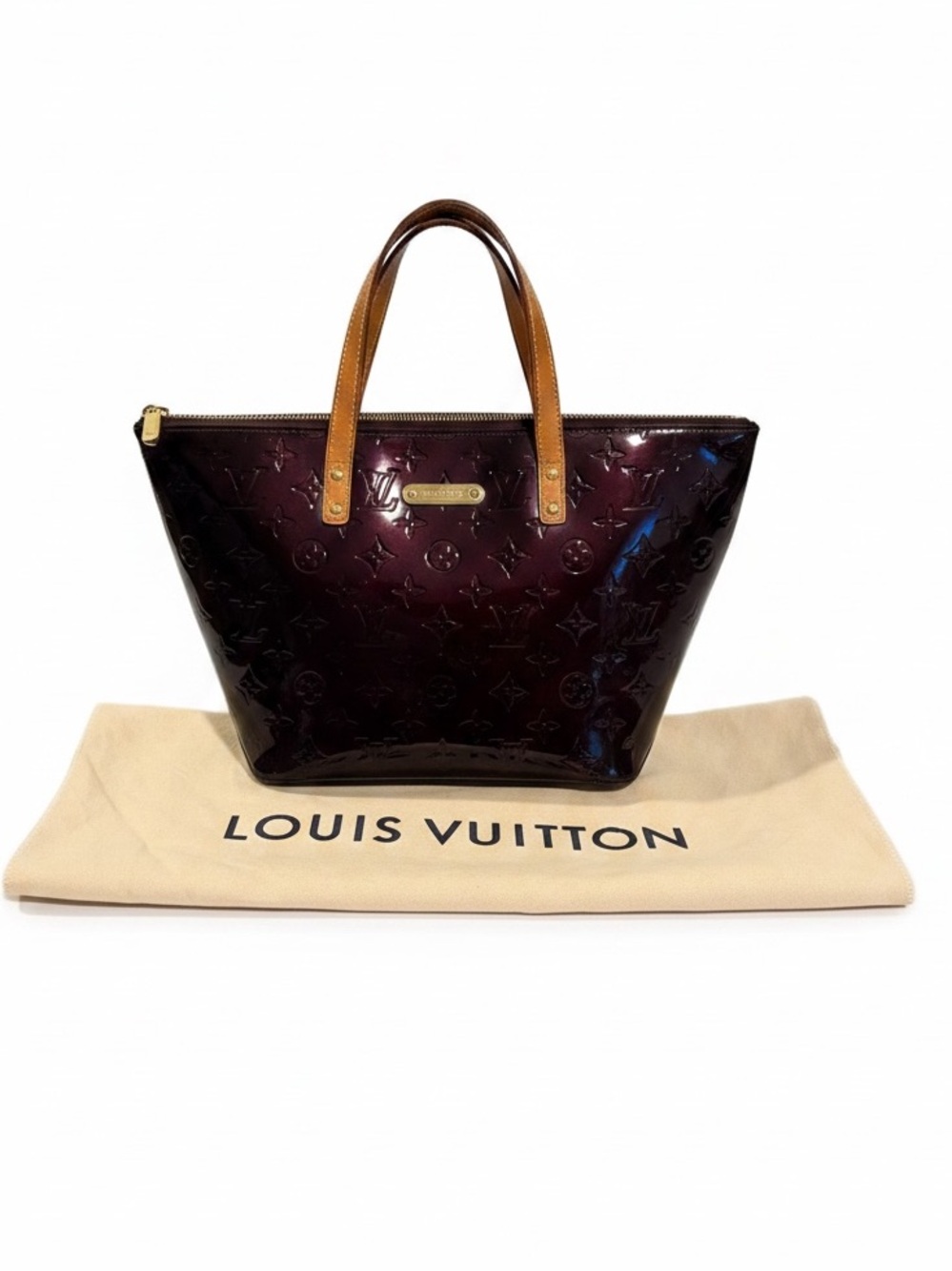 Louis Vuitton Monogram Vernis Bellevue PM With Dustbag & COA